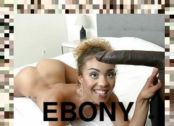 Prankish Ebony Chick Is Glad To Meet Such Whopping BBC