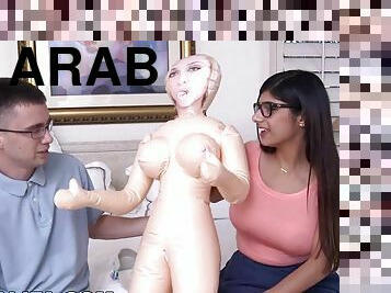 MIA KHALIFA - Big Tits Arab Pornstar Takes A Fan's Virginity