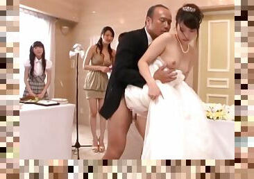 Group sex on the japanese wedding