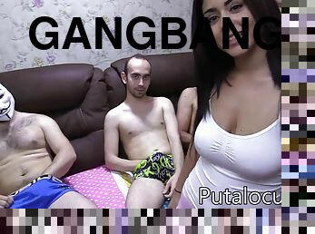 anal, tenåring, hardcore, gangbang, gruppesex, knulling-fucking, morsom, coeds