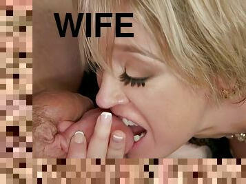 Wife fucks coach and her husbands