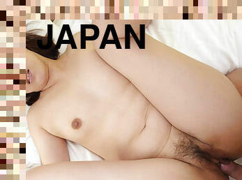 Japanese MILF Yuma Nakamura sucks cock POV and gets fucked with creampie