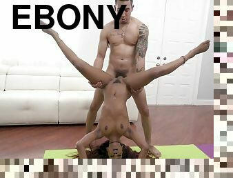 Ebony yoga teen hardcore sex