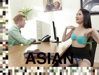 asian naughty vixen office sex