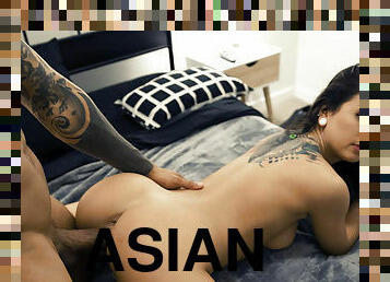 asiatisk, doggy-style, masturbation, brudar, avsugning, blandade-raser, hardcore, svart, kamera, voyeur