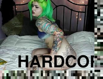 666 Green Hair - FUCK HARDCORE