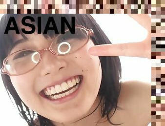 asian, mandi, cermin-mata, muncrat, pelajar, remaja, orang-jepun, hubungan-sex, nerdy