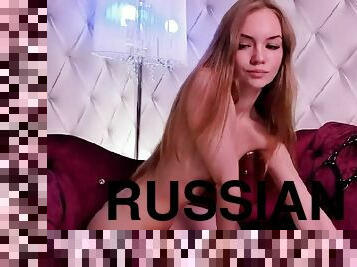 orosz, amatőr, játékszer, ujjazás, szuka, webkamera