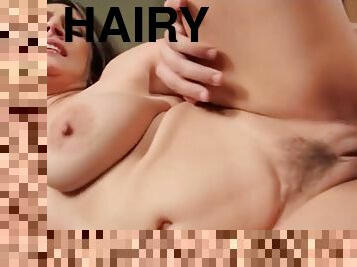 Hairy Mother Does Anal Hardcore By Stepson - footjob