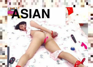 asiatique, ados, jouet, hardcore, maison, japonais, bdsm, webcam, bondage