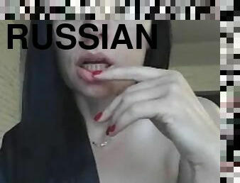 Russian girl masturbates with me 6