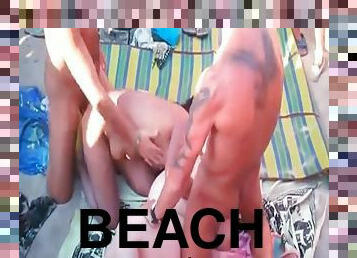 Velvet Swingers Club weird private orgy on the beach