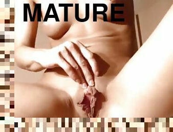 Mature with long labia