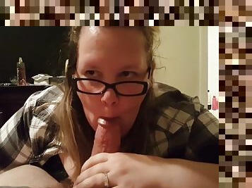 Amateur bbw bj facial