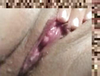 masturbation, orgasme, giclée, amateur, latina, vagin