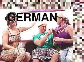 German amateur couple take sex lessons