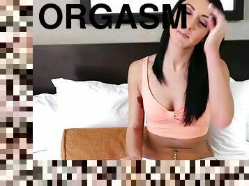 orgasm, amatör, brudar, cumshot, tonåring, casting, pov