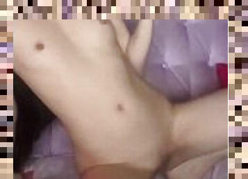 asiatique, chatte-pussy, amateur, couple, webcam, gode, fétiche, solo, petits-seins