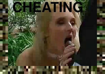 Cheating on her wedding day with husbands black friend