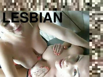 sayang, lesbian-lesbian, inggris, menggoda