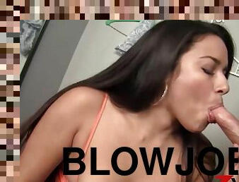 Gloryhole Blowjob In Girls Changing Room - Big butt