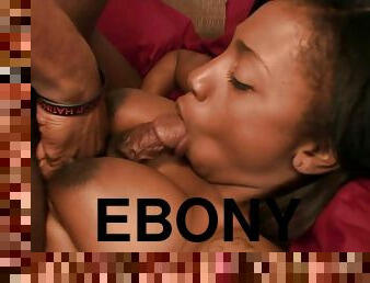big titted ebony beauty getting fucked hard by BBC - Big tits