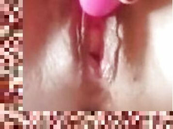 masturbation, giclée, amateur, milf, point-de-vue, blonde, italien, solo