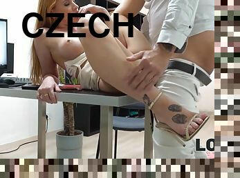 Big-boobied redhead woman is satisfied with cock in snatch and cash - Czech Kiara lord