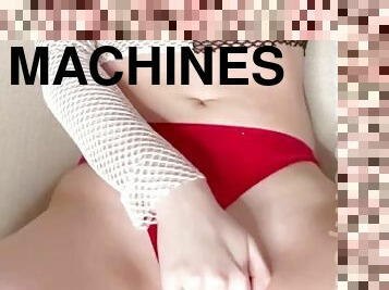 SEXY ONLYFANS PUSSY ON FUCKING MACHINE