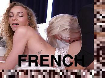 Sweet French Teen Licks Older Woman 1 - Angel Emily