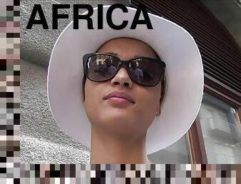 Short Haired African Fashion Model Fucked For Cash 1 - Halona Vog