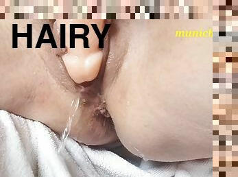 My new hot hairy pissing compilation. Butterfly pussy with long open lips