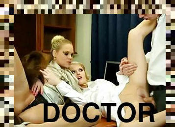 ured, doktor, plavuše, česi