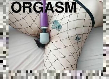 Toy play with pussy orgasm