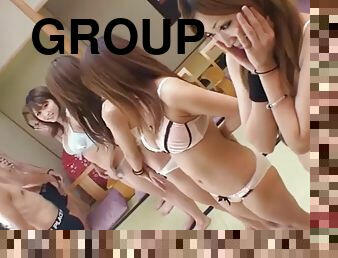 pesta, blowjob-seks-dengan-mengisap-penis, jepang, seks-grup