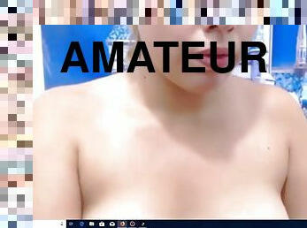 masturbation, amateur, ados, jouet, adorable, solo