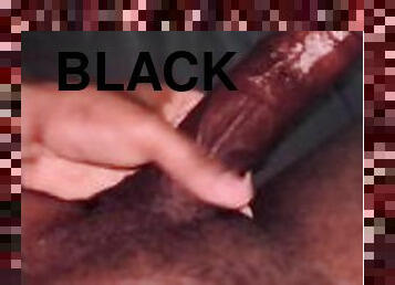 masturbation, amateur, ejaculation-sur-le-corps, énorme-bite, black, ejaculation, solo, bite