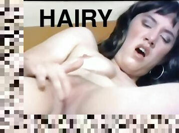 Haired girl big clit
