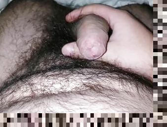 Cumming with a stinky cock