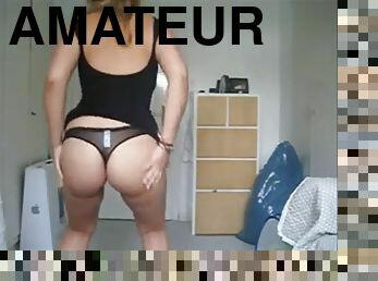 amateur, ados, allemand, webcam, taquinerie