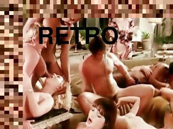 peluda, orgia, chupanços, ébona, interracial, hardcore, sexo-em-grupo, retro, meias, loira