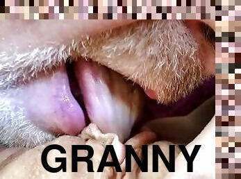 levrette, grand-mère, orgasme, chatte-pussy, amateur, mature, fellation, granny, milf, couple