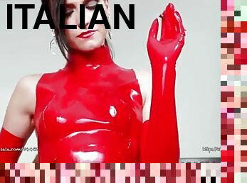 italiani, feticci, latex, donne-dominanti, dominazione-femminile, provocatorie