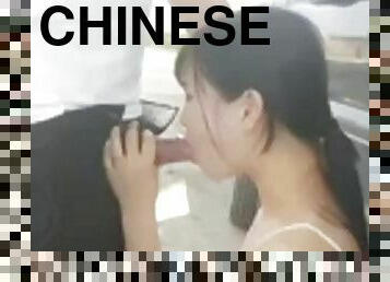 Beautiful Chinese blowjob