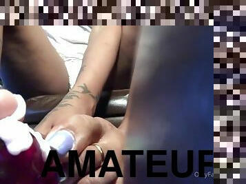 masturbation, public, amateur, ébène, milf, black, pieds, point-de-vue, fétiche, solo