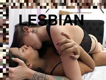 lesbisk, tenåring, latina, søt-sweet, fetisj, brunette