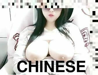 asiático, tetas-grandes, masturbación, amateur, babes, adolescente, webcam, china