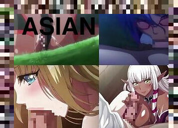 azijski, animacija, hentai