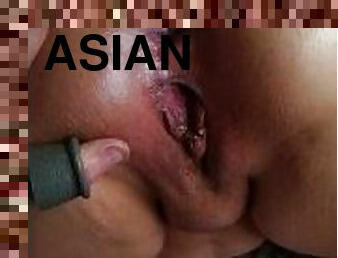 asiatique, cul, chatte-pussy, anal, massage, fétiche, rasé, trou-du-cul, réalité