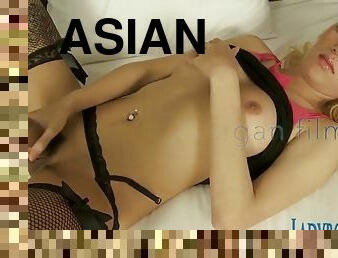 asiatique, gros-nichons, masturbation, transsexuelle, anal, ados, jouet, thaï, solo